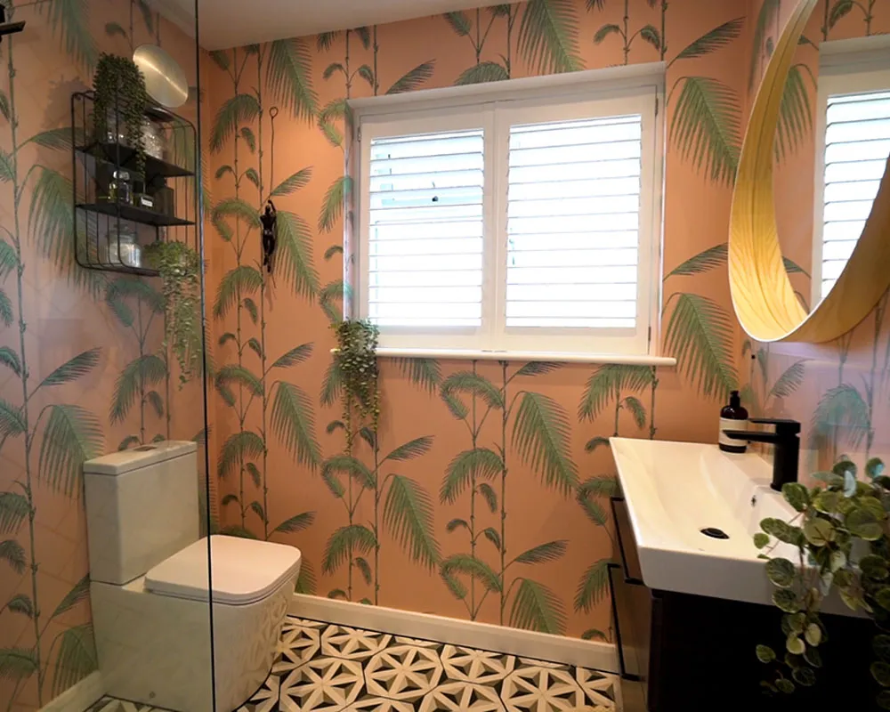 decorated bathroom
